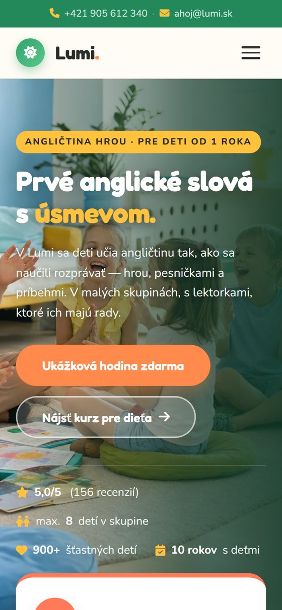 Lumi mobilná verzia